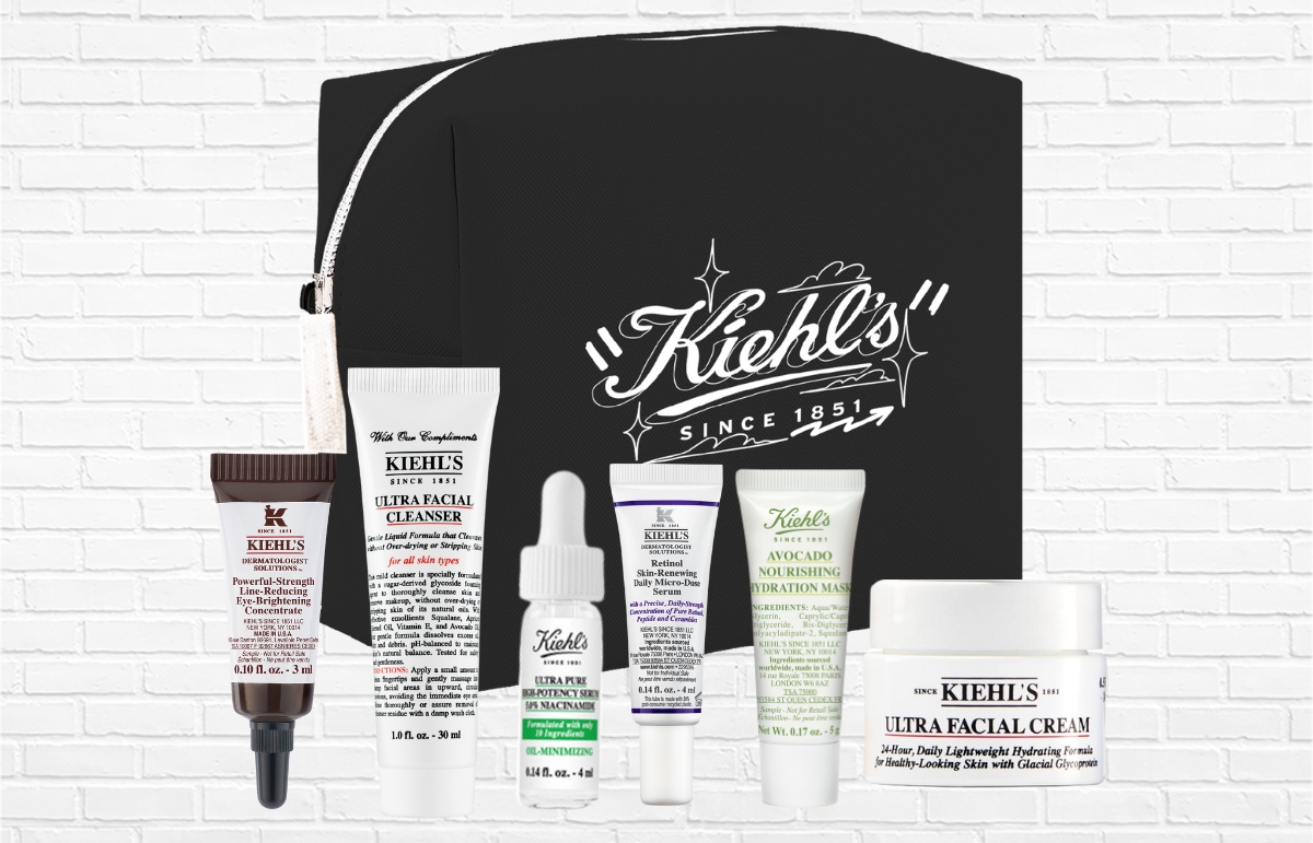 Kiehl’s: Spend $150 for 7-piece gift