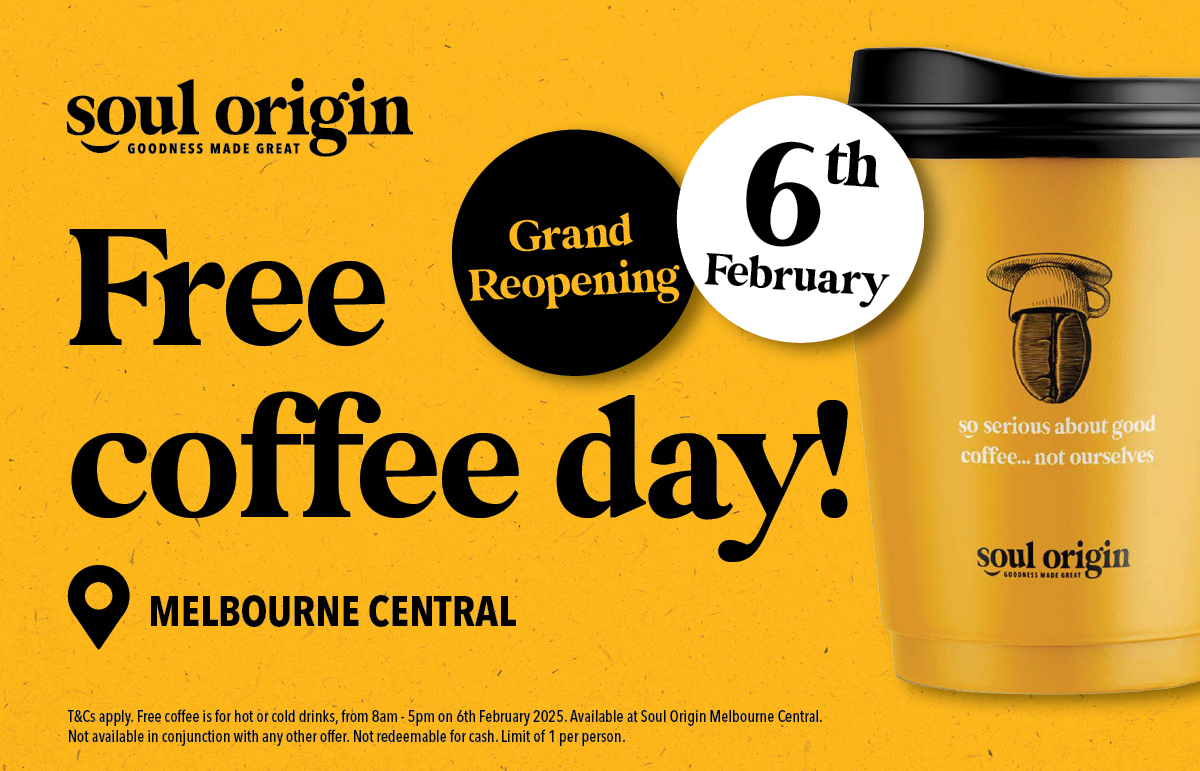 Soul Origin Level 2 - Free Coffee Day 6th Feb