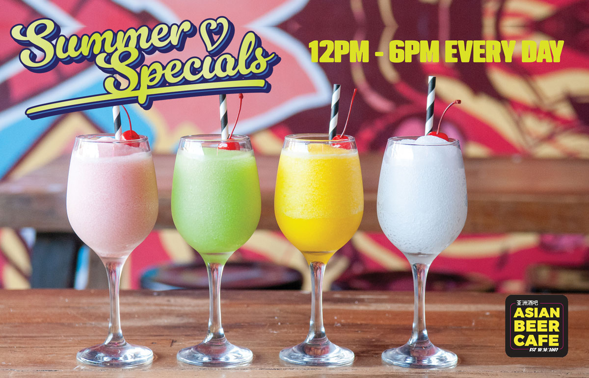 Enjoy $6 Pizza, $10 Frozen Cocktails, $27 Cocktail Jugs, $12 Jugs of House beer are just a few of our 12-6pm Summer Specials available Every Day.