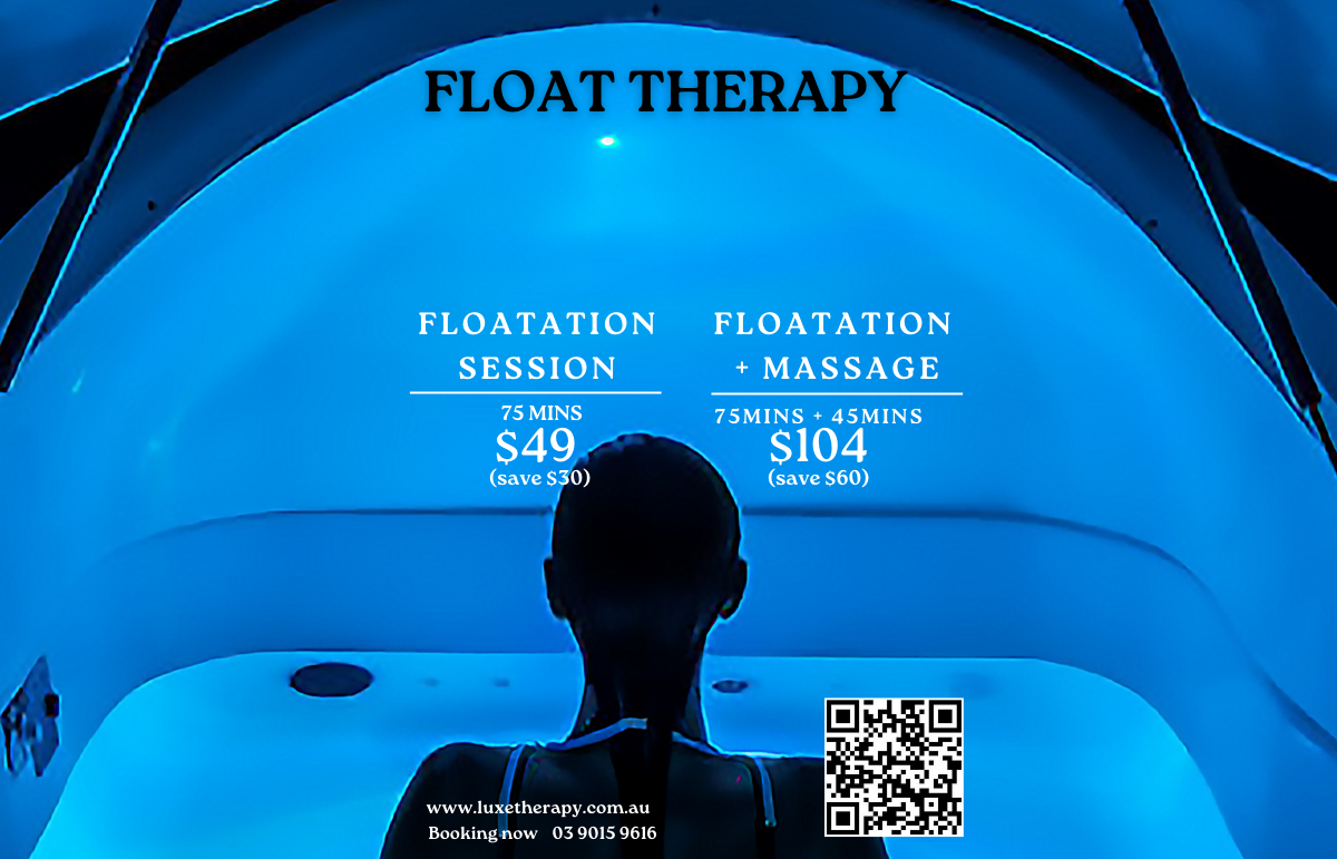 Luxe Therapy _ $60 off of Massage + Floatation