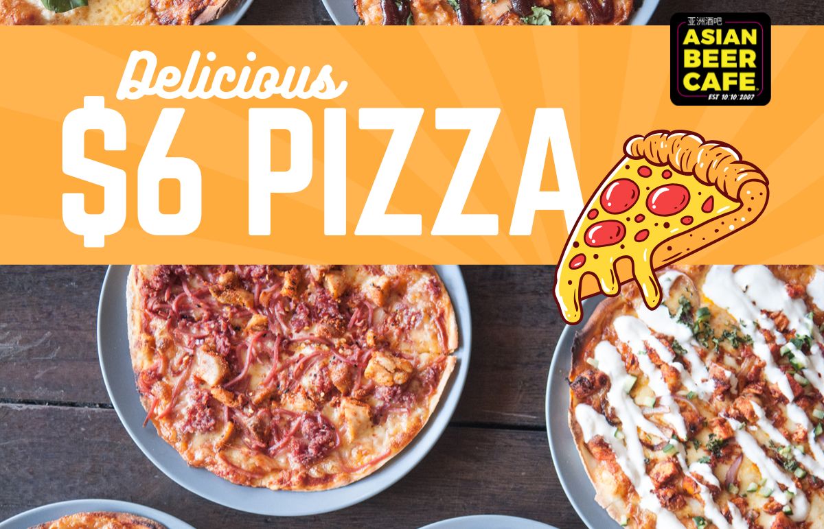 $6 Pizzas every day at ABC