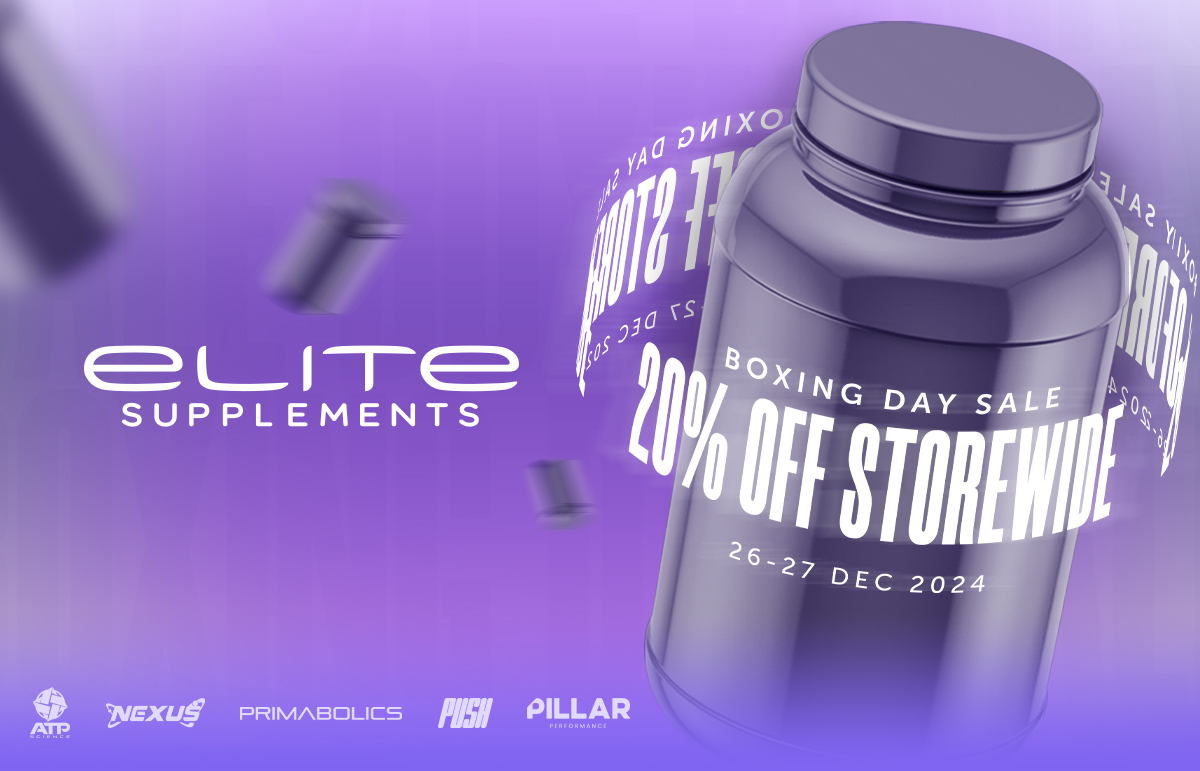 Elite Supplements 20% off Storewide